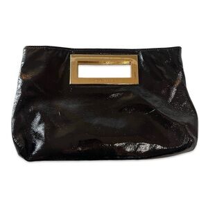 Michael Kors Black Patent Leather clutch
